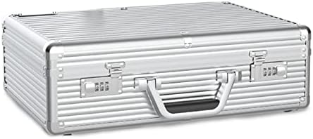 GENERIC Boîte à Outils Multifonction En Aluminium, Boîte à Outils Rigide, Mallette De Rangement Portable, Boîte à Outils, étui De Transport, PC, Appareil Photo, équipement, Organisateur, Coffre, Boî