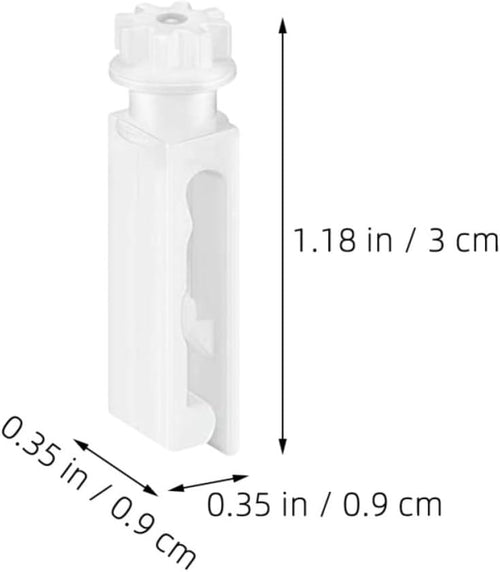 Artibetter 12 Pièces De Languettes Transparentes En PVC Pour Stores Verticaux, Kit De Réparation Facile Sans Perçage, Design Minimaliste Pour Volets Et Stores De Fenêtre