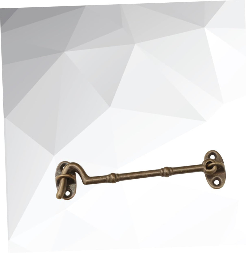  Gatuida Brass Door Hook With Screws Antique Cabin Hook For Windows And Doors Heavy Duty Closing Hardware