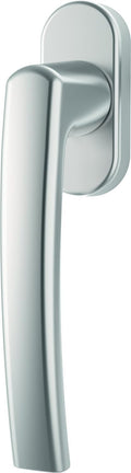  Roto Window Handle Line Natural Silver With Screws Square Rod 7 X 37 Mm