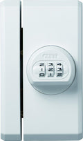 ABUS FTS106 Additional Window Lock - Window Lock With Digital Code Individually Adjustable - Security Level 10 - 26118 - White