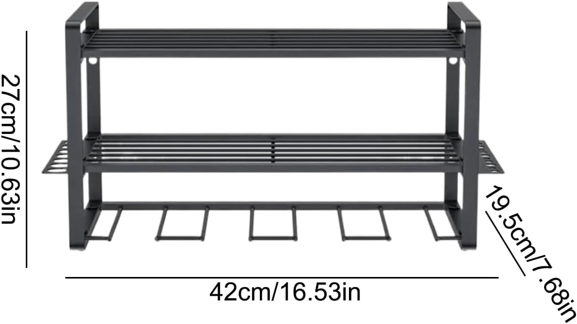  Étagère à Outils électriques – Boîte De Rangement Murale, Organiseur Modulaire Pour Outils électriques Avec étagères Haute Performance, Accessoires D'atelier Pour Une Organisation