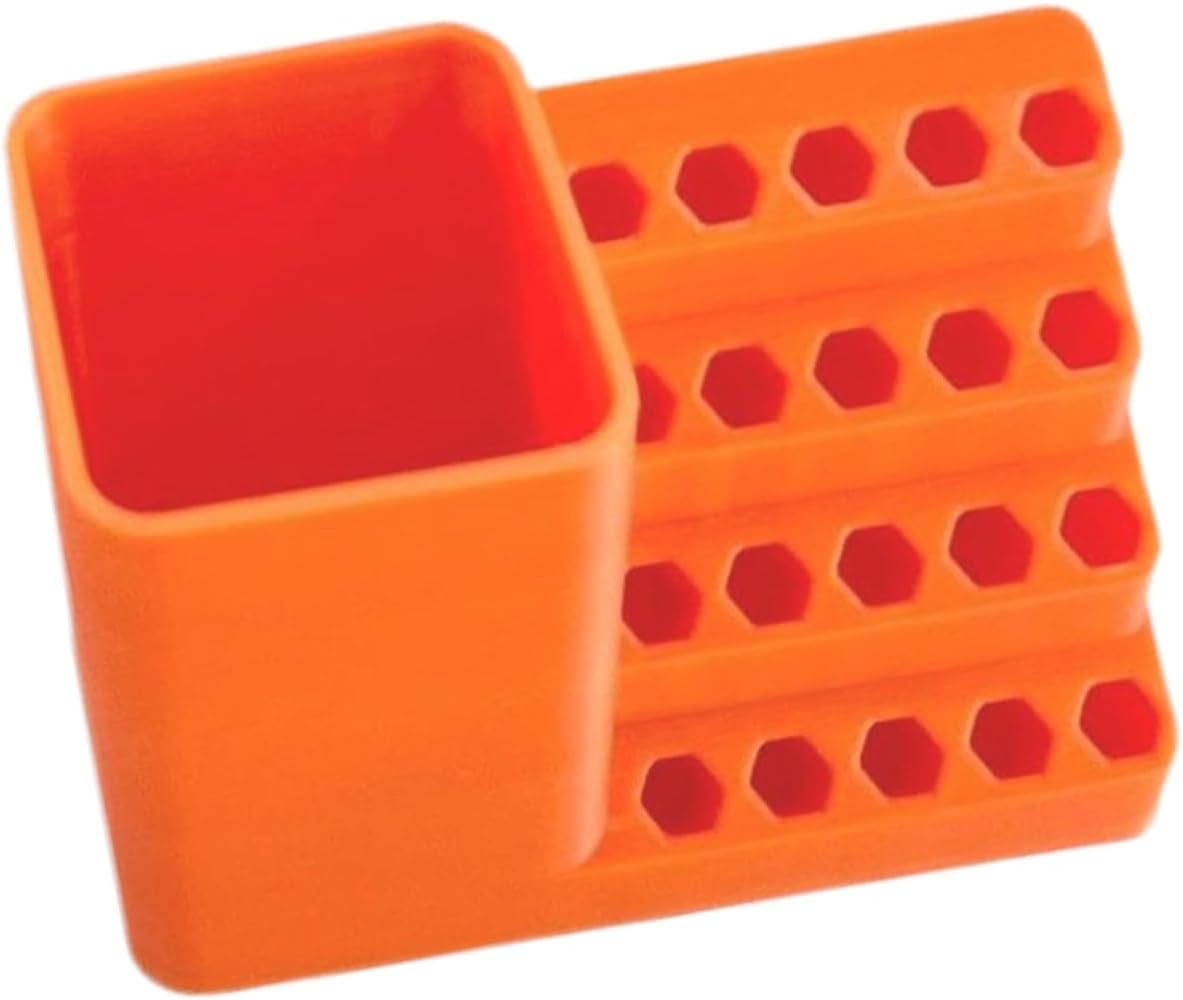 GENERIC Porte-embouts De Vis – Support De Rangement Pour Tête De Tournevis, Organisateur De Têtes De Tournevis Pour Garage, Sous-sol, Atelier De Réparation, Support De Rangement Pour Embouts De Vis