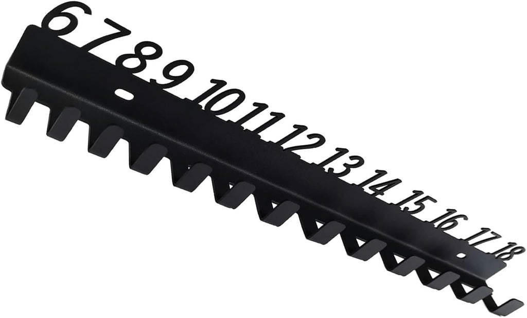  Support De Rangement Pour Clés De Garage, Emplacements Numérotés 6-18, 19-32, 6-32, Durables En Métal, Porte-outils, Emplacements Numérotés, Rangement De Vis