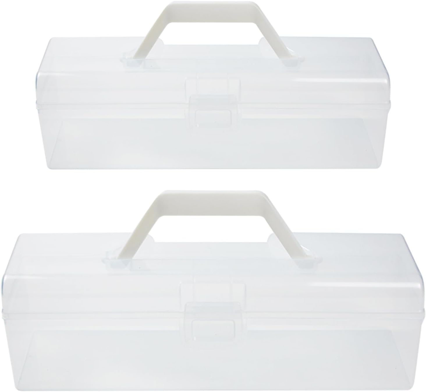  Labstandard Récipient Transparent Pour Organiser Les Outils Et Le Matériel De Bricolage. Boîte À Outils Portable Avec Poignée Pour Fournitures De Bureau Et Scolaires