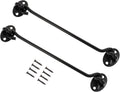  Healvian Crochets De Verrouillage De Fenêtre Solides Et Résistants En Acier Inoxydable Noir Lot De 2 Pour Sécuriser Fenêtres Coulissantes