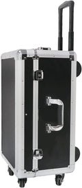 GENERIC Boîte à Outils En Aluminium Rigide, Boîte à Outils De Rangement Portable, Mallette De Transport Avec Roulettes, Coffre De Rangement D'équipement Avec Mousse Amovible, Boîte à Outils Pour Out