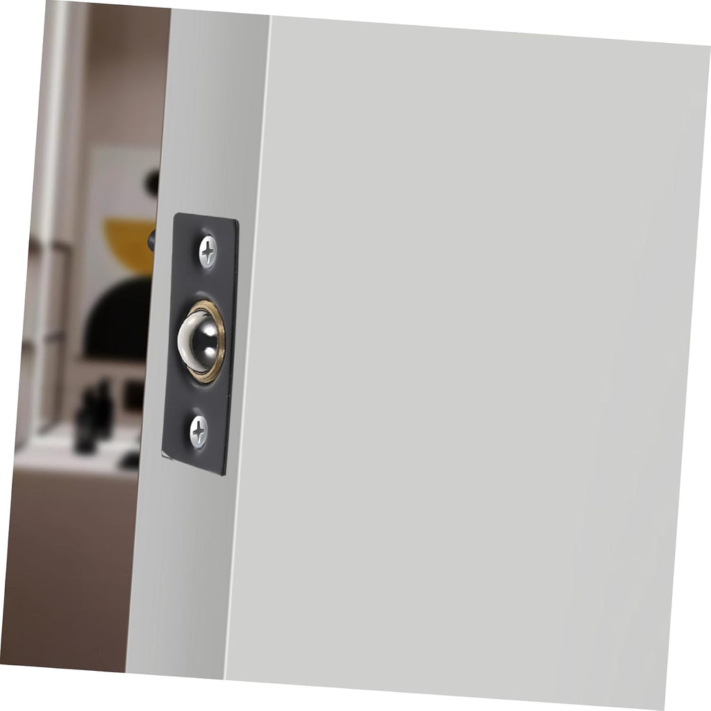  Jojofuny 4 Pack Adjustable Ball Latches With Plate For Closet Door Ball Latch For Cabinet Door Hardware Door Hardware With Strike