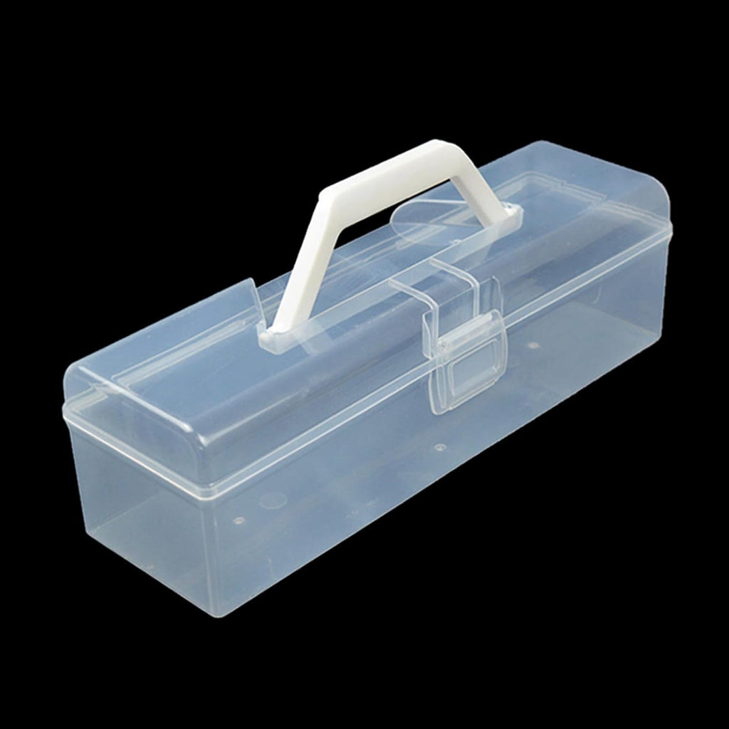  Labstandard Récipient Transparent Pour Organiser Les Outils Et Le Matériel De Bricolage. Boîte À Outils Portable Avec Poignée Pour Fournitures De Bureau Et Scolaires