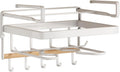  Générique Organiseur Sous Meuble - Gain De Place En Métal Robuste,Organisateur Sous Placard Support Planche à Découper - Pour Planche à Découper, Couvercle, Spatule, Louche, Torchon Et Maison,