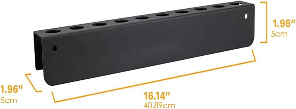 GENERIC Organiseur Rectangulaire Pour Brosses De Nettoyage De Voiture - Fixation Murale - Pour Fournitures D'entretien Automobile, Espaces De Travail Intérieurs Et Extérieurs, Garage, Chambre, échelle, Jardin