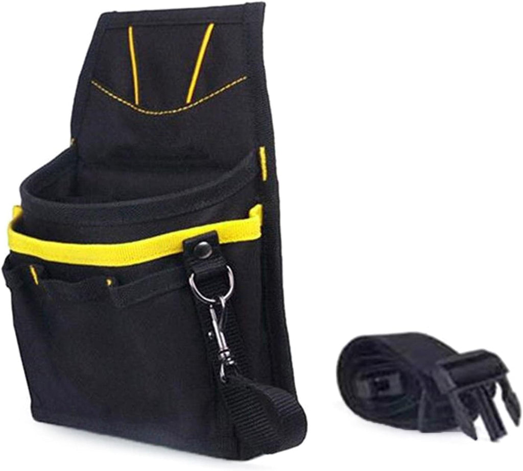  Sac à Outils Portable En Tissu Oxford Pour Voiture Avec Ceinture De Taille, Sacs De Rangement Portables Teintés Pour Fenêtre, Sac à Outils, Pochette Utilitaire Pour Homme