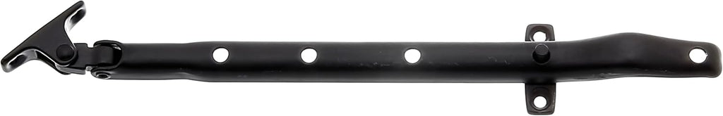  Alberts 843496 Shutter Stop | For Vasistas And Windows With Rotating Frame | Plasticized, In Black | Total Length 285 Mm | Kit Of 10