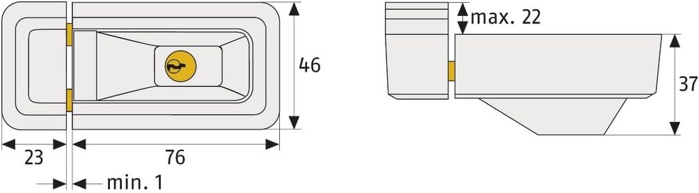  ABUS 3010W AL0145 31763 Identical Window Lock White