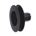  Amig - Poulie à Disque En Nylon Noir Pour Roulement D’axe De Volets Roulants - Pour Courroies De 18 Mm, Tubes De 42 Mm Et Châssis En Aluminium - Diamètre Ø140 Mm
