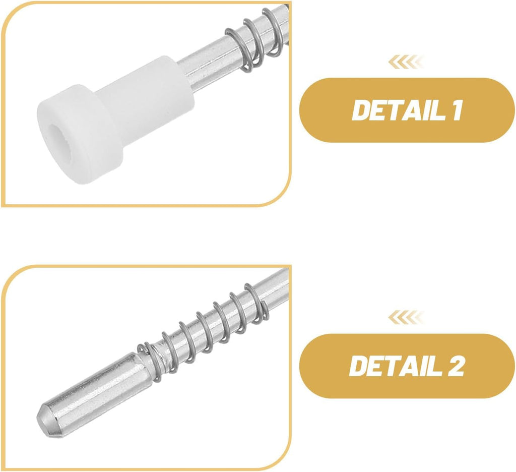  Ciieeo 20 Pièces Loquet à Ressort Métallique Installation Facile Fixation En Plastique Et Métal Pour Moustiquaire De Fenêtre Pour Décoration Intérieure Et Rénovation
