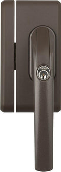  ABUS FO400N AL0145 Additional Window Lock Push Cylinder Identical Locking Window Lock Security Level 10 37188 Brown