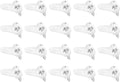  Clips De Fixation Pour Moustiquaire,20 Pièces Quincaillerie Fixation Moustiquaire Avec Vis | Clips Maintien Contre-Fenêtre,pour Maison Appartement Dortoir Salon Chambre Bureau Cuisine Salle De