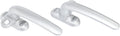  Jojofuny 2pièces Poignées De Fenêtre Alliage Aluminium Lot De Accessoires De Fenêtre Convient Pour Maison Bureau Et Hôtel
