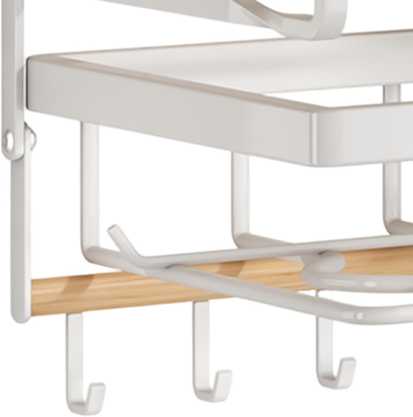  Générique Organiseur Sous Meuble - Gain De Place En Métal Robuste,Organisateur Sous Placard Support Planche à Découper - Pour Planche à Découper, Couvercle, Spatule, Louche, Torchon Et Maison,
