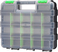 GENERIC Boîte à Outils, Organiseur Transparent à 34 Compartiments – Boîte à Outils Pour Petites Pièces, Boîte à Vis | Pour Atelier, Garage, Matériel De Maison, Boulons, écrous, Forets, Petites Pièces, Bijoux