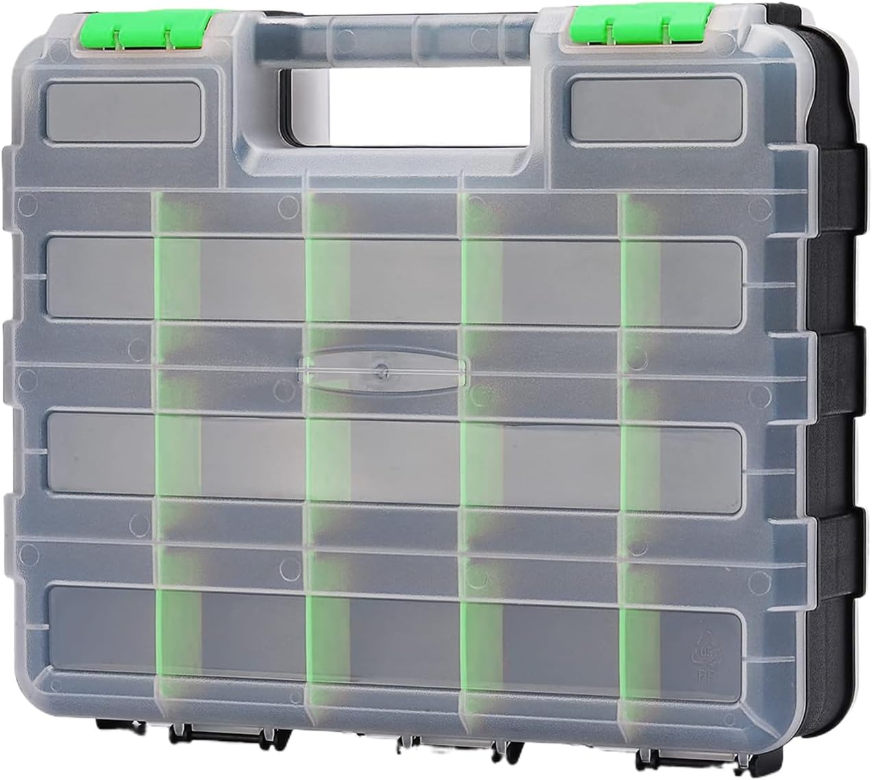 GENERIC Boîte à Outils, Organiseur Transparent à 34 Compartiments – Boîte à Outils Pour Petites Pièces, Boîte à Vis | Pour Atelier, Garage, Matériel De Maison, Boulons, écrous, Forets, Petites Pièces, Bijoux