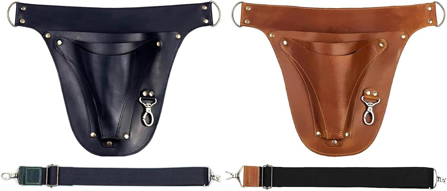 Sacs à Outils Robustes En Cuir Pour Menuiserie Professionnelle, Coutures Renforcées, Poches De Jardinage