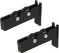  Amig - Roulement De Fenêtre | 2 Unités | 56x14mm | 2 Roues | Boîtier En Nylon Avec Roulements à Billes | Pour Fenêtres Coulissantes | Nylon Noir