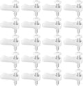  Clips De Retenue Pour Moustiquaire - 20 Pièces Quincaillerie Fixation Moustiquaire Avec Vis,Clips Sécurisés Pour Contre-fenêtre - Pour Maison Appartement Dortoir Salon Chambre Bureau Cuisine Salle De