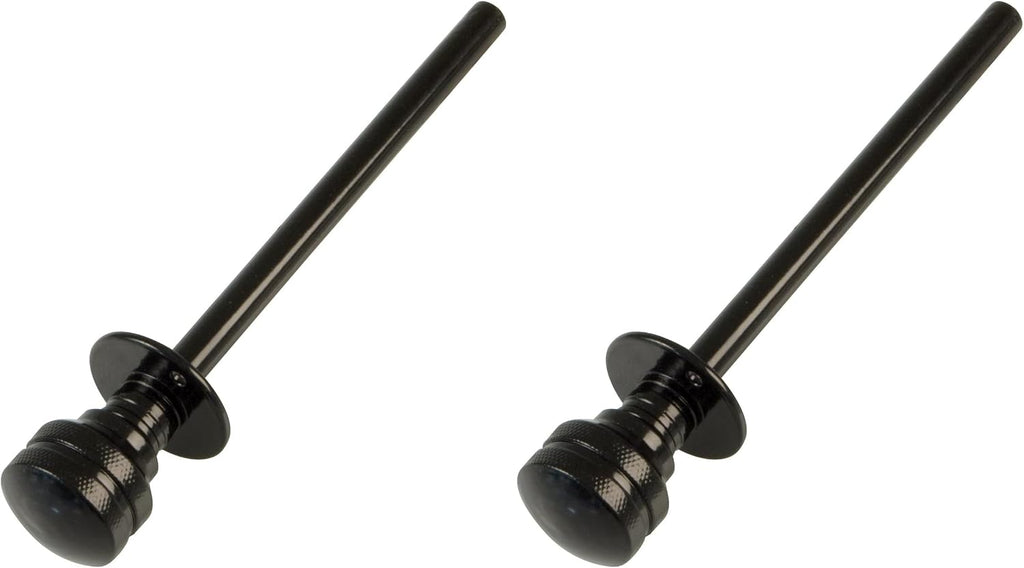  Amig - Goupille De Verrouillage Pour Fenêtres Courroies En Bois Ou Aluminium Mod.40 | Convient Pour Sécuriser Les Stores | Fermeture De Sécurité Zamak Finition Noire | Dimensions : Ø 30 X 152 Mm