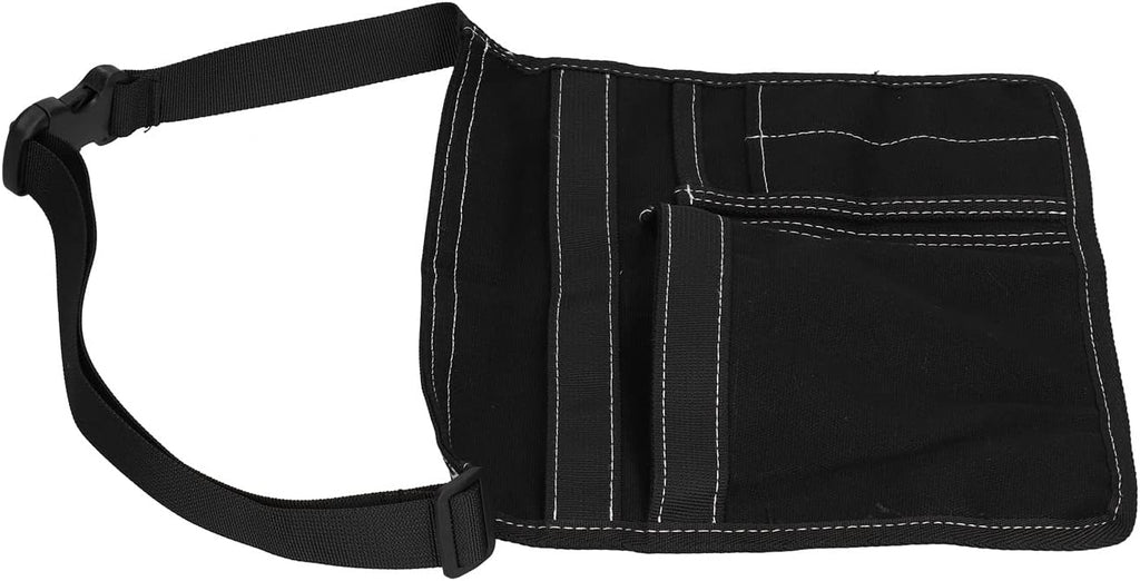 Cocoarm Sac Banane à Outils Pochette à Outils En Tissu Oxford 25 X 27,5 Cm Avec 2 Poches Principales 2 Poches à Boucle Et Ceinture Pour Les Travailleurs De Plein Air De Réparation D'escalade De