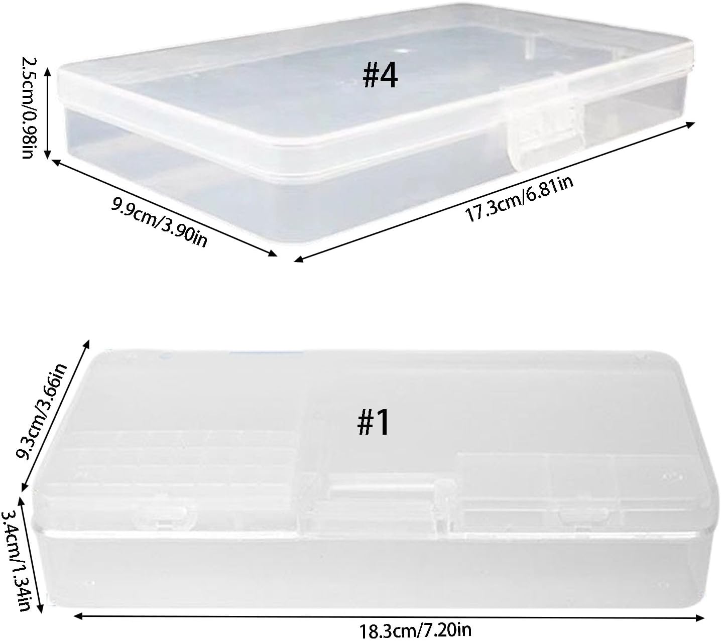  Boîte à Outils étanche Et Résistante - Boîte De Rangement Rigide Pour Le Rangement Extérieur Et L'organisation Lourde