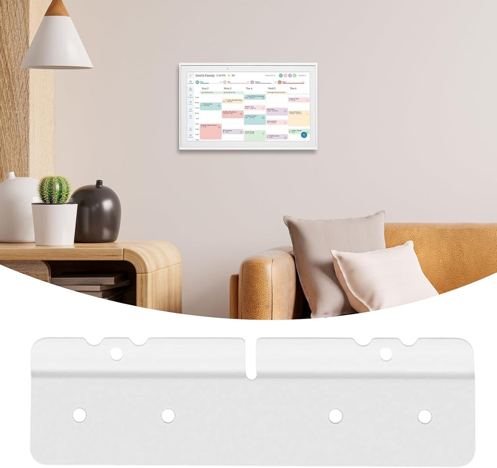  Affichage Du Calendrier Numérique Intelligent, Support De Montage à écran Tactile, Tableau De Calendrier Monté Pour Réfrigérateur Mural, 6,5 X 1,77 Pouces Pour La Maison De Cuisine De Cuisine De Burea