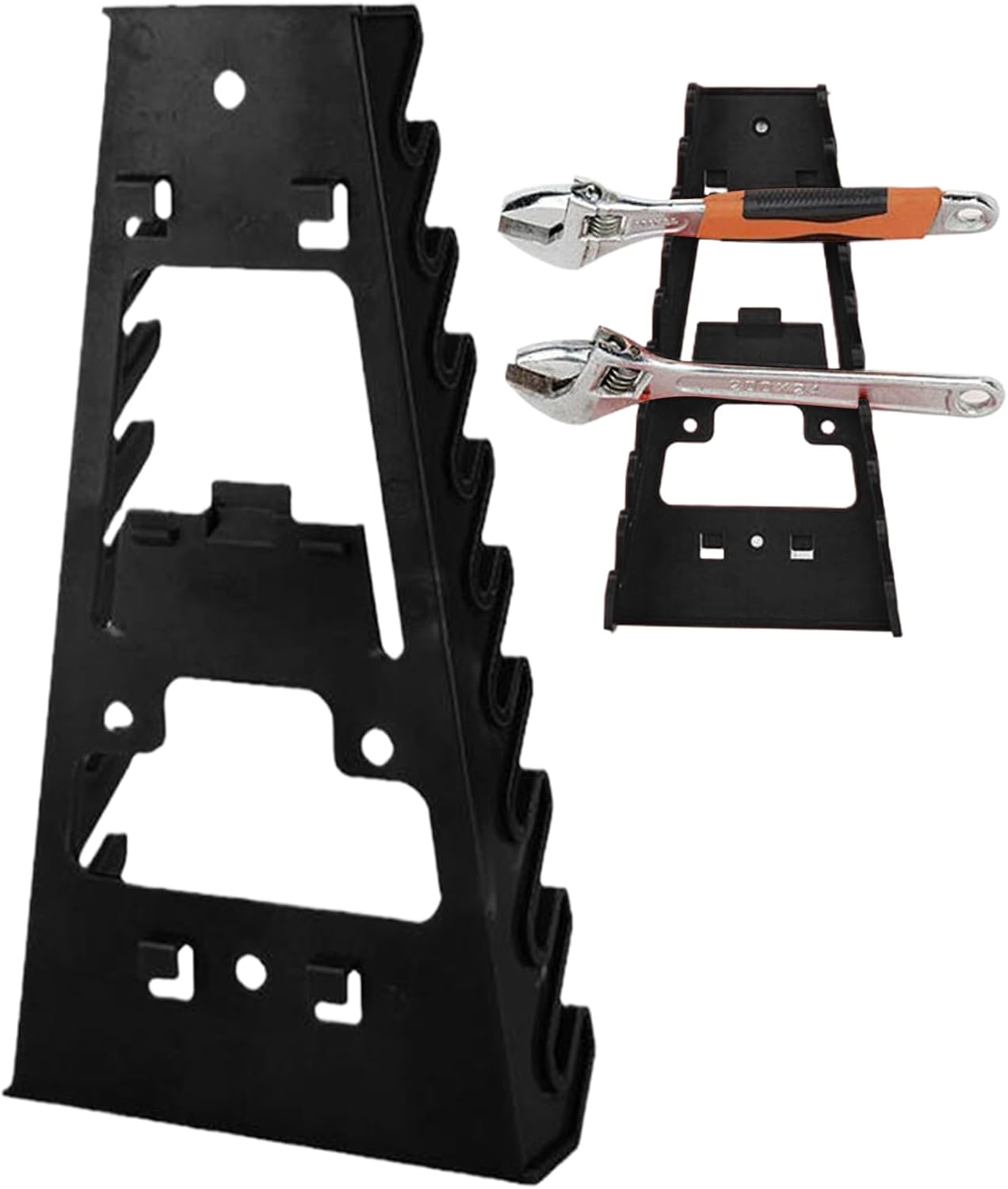  Metal Wrench Rack, Pegboard Tool Organizer, Space Efficient Screwdriver Storage With Quick Access Design, 1 Piece, Excellent For Garage Workshop Bench Tool Wall Systems