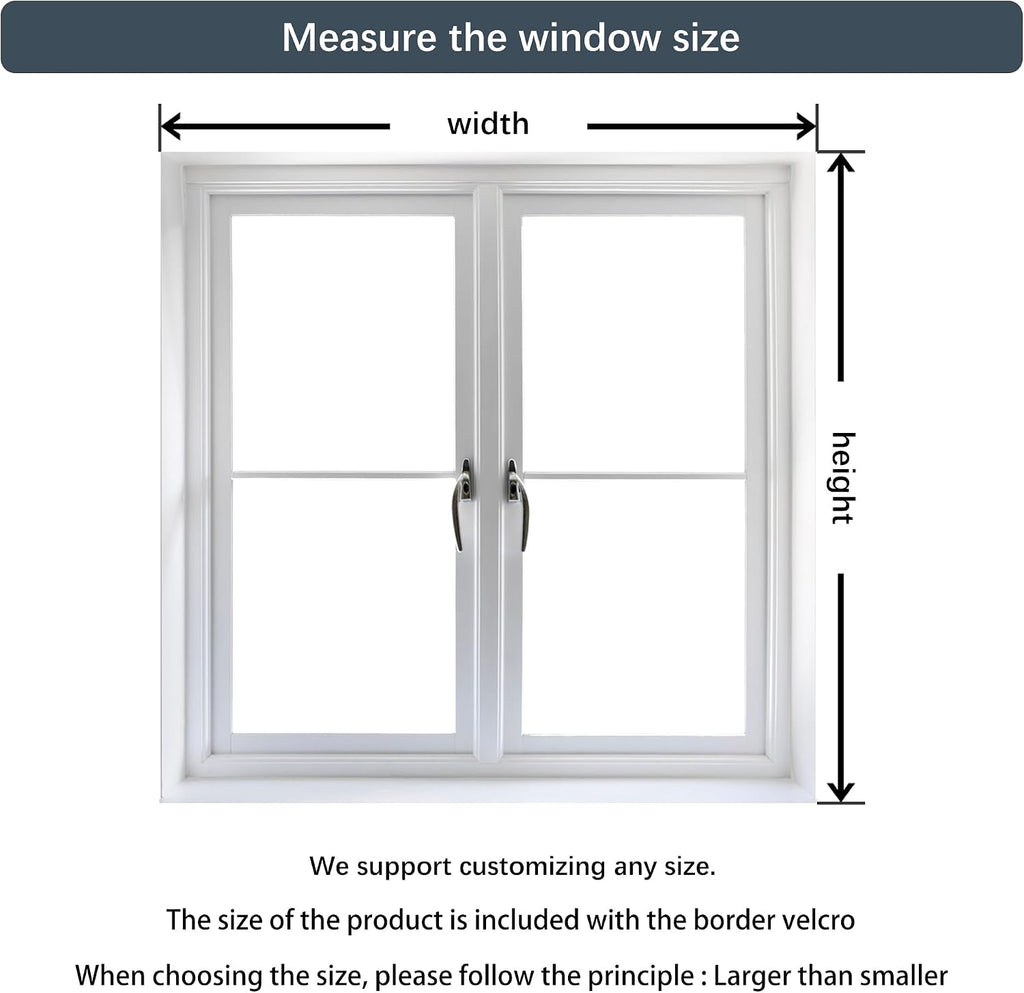  Mosquito Nets For Window 78 X 105 Cm With Magnets Mosquito Net On Curtain Breathable Ultra Thin Mesh For Window Patio Doors, Black