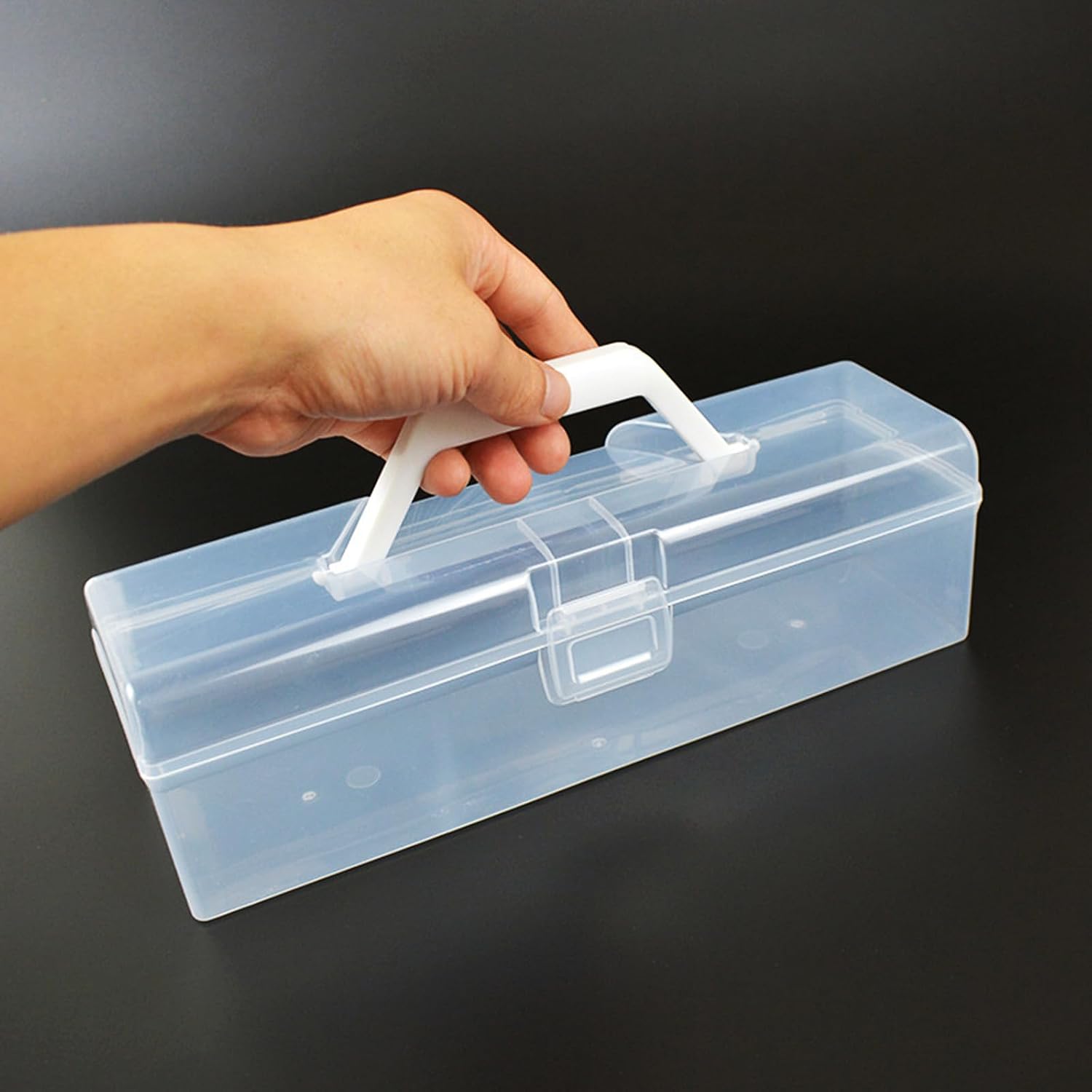  Labstandard Récipient Transparent Pour Organiser Les Outils Et Le Matériel De Bricolage. Boîte À Outils Portable Avec Poignée Pour Fournitures De Bureau Et Scolaires