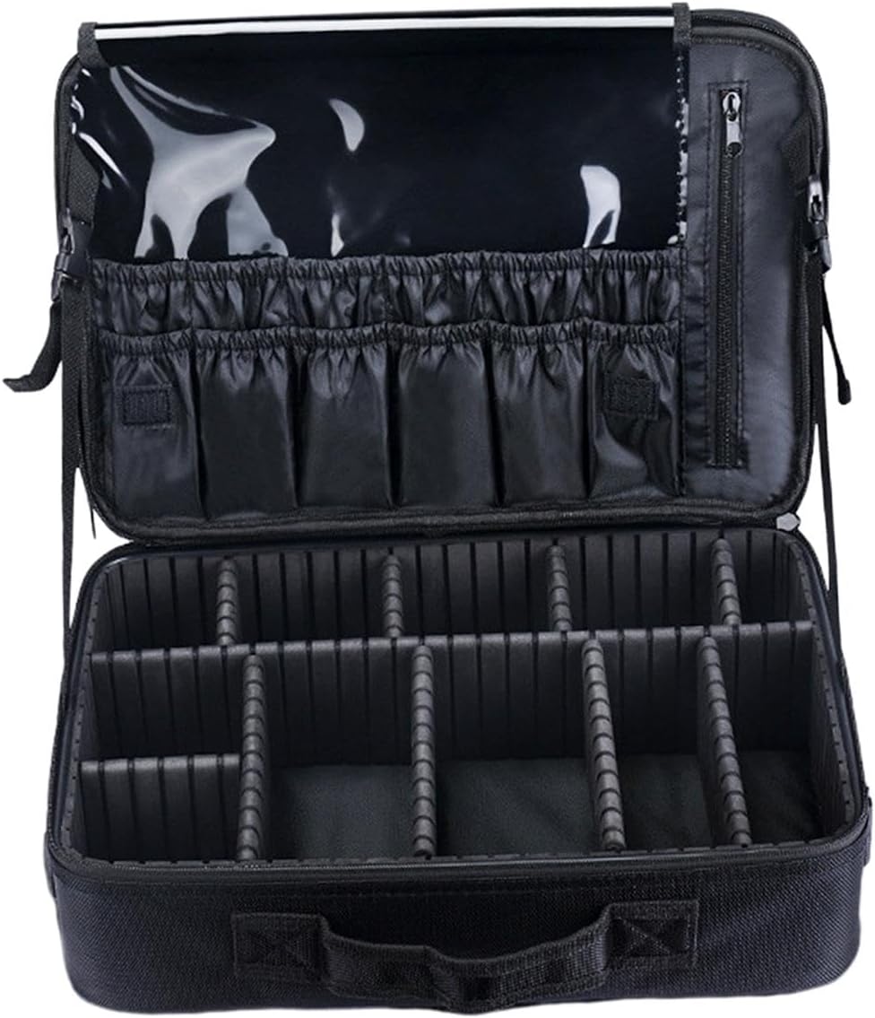  Organisateur De Rangement Sac à Main Outils Renforcé Poches Multiples En Toile Oxford Couture Robuste Fermeture Éclair Lisse Convient Pour Professionn, S 3 Couches