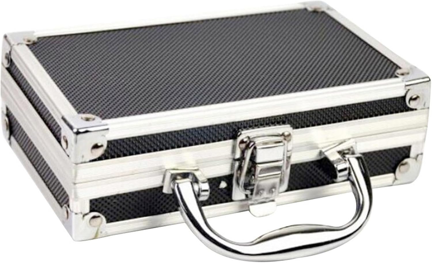  Boîte à Outils En Alliage D'aluminium - Boîte De Rangement Portable Avec Poignée - Portable - Durable - Boîte De Rangement Domestique Avec Intérieur Pour Outils Pour Jouets, Outils