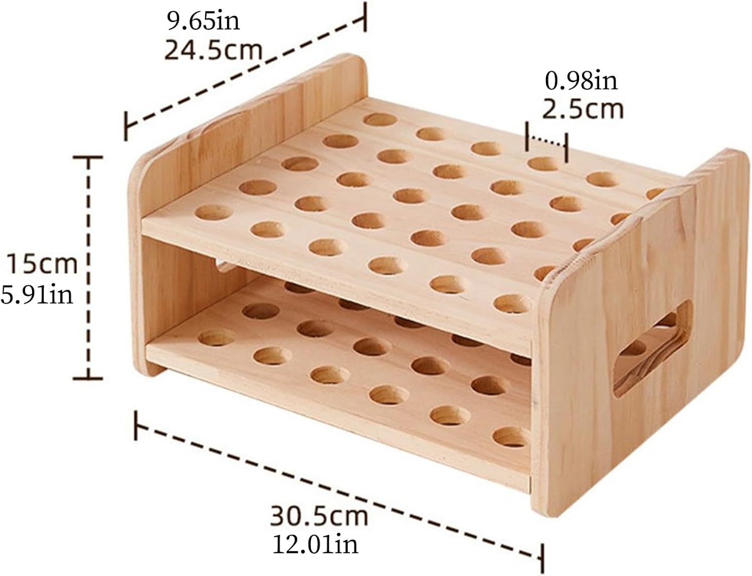 Genérico Étagère De Rangement Multi-usages, Support Organisateur De Ciseaux à 30 Emplacements, Brosse De Salon Professionnelle Et Support De Maquillage, Construction Robuste Pour Une Disposition De
