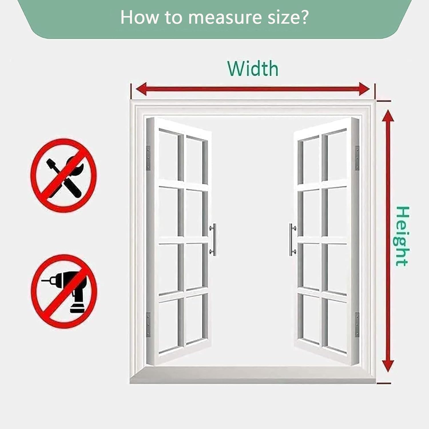  Mosquito Nets For Window 79 X 94 Cm Anti-Mosquito And Anti-Dust Mosquito Net Custom No Drilling Easy To Install For Front Door Interior And Windows, Black
