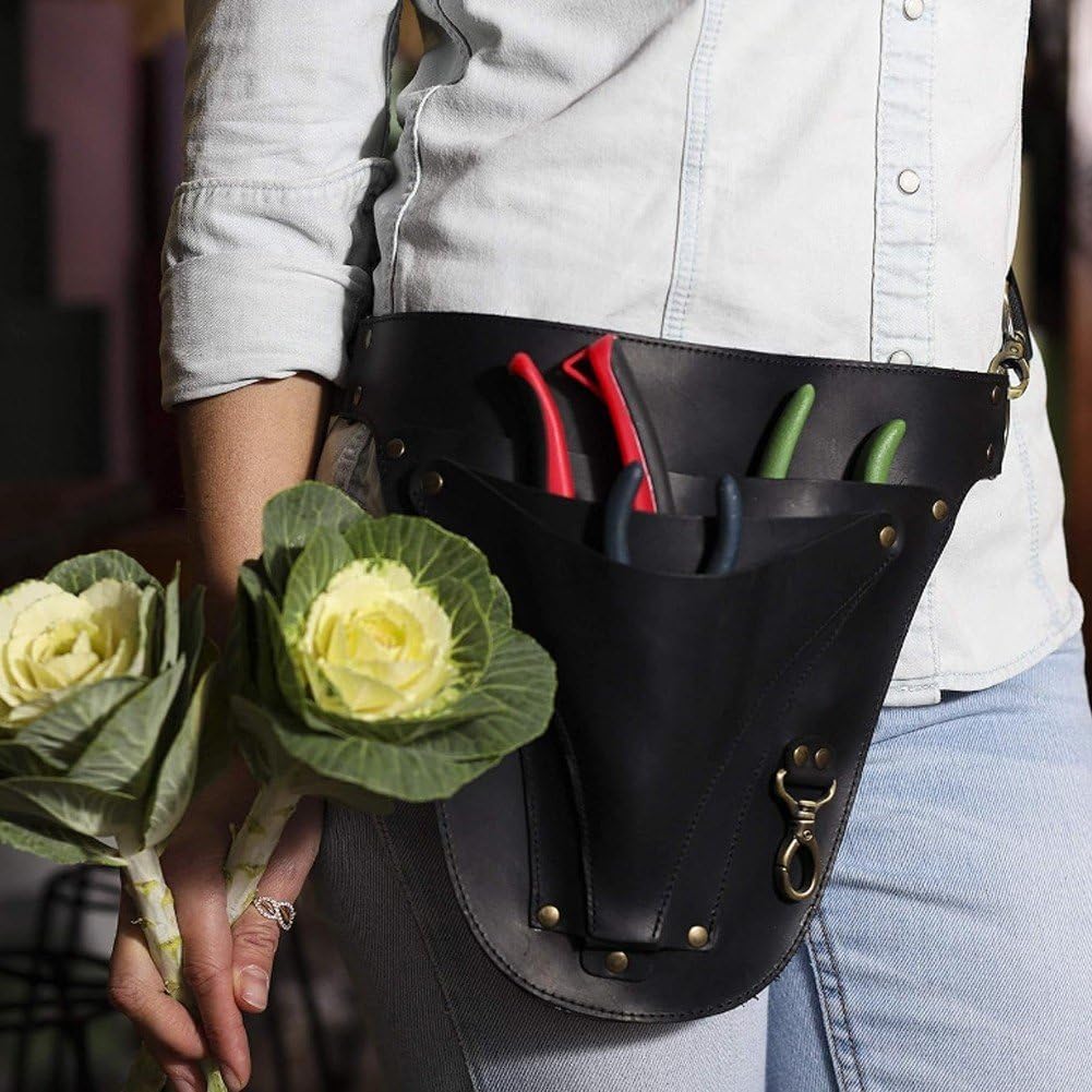  À Outils De Jardin En Cuir, Ceinture De Travail Réglable, À Outils Professionnel Pour Bricoleur, Électriciens Charpentiers