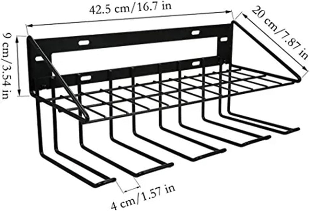 GENERIC Étagère à Outils électriques, étagère De Rangement Pour Perceuse, Support Mural En Métal Pour Garage, Maison, Abri De Jardin, Organisation Pour Perceuses