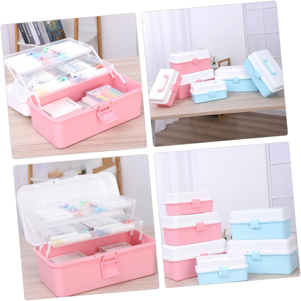  Ciieeo Boîte De Rangement à Plusieurs Niveaux Pour Matériel Art Boîte à Outils De Peinture Portable Coffret De Rangement Pour Fournitures De Bureau