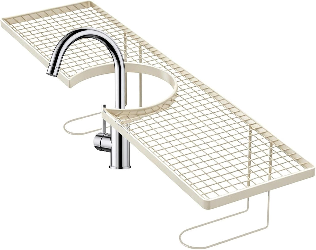 GENERIC Rangement Pour Robinet D'évier | Étagère De Vidange Sans Perçage, étagère Au-dessus De L'évier | Pour Maison, Appartement, Dortoir, Hôtel, Restaurant, Salle De Bain, Salle De Bain, Lavabo
