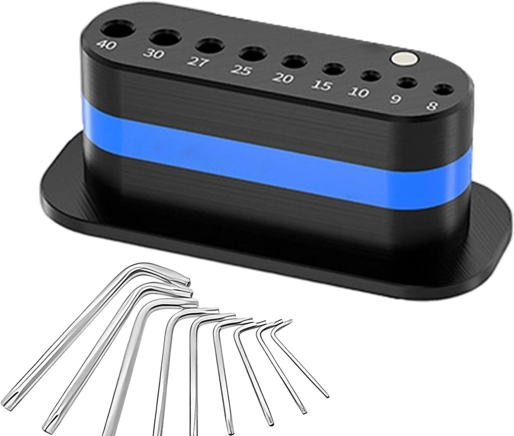  Support Pour Clés Allen,Support En L Pour Clés - Porte-Clés à Libération Rapide Antidérapant Pour Garage Atelier Chariot à Outils Bureau