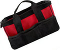  Sac De Rangement Pour Outils Industriels De Grande Capacité, Tissu Noir Renforcé, Bandoulière épaisse Pour Outils Professionnels