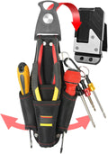 GENERIC Ceinture à Outils D'électricien | Pochette De Rangement De Grande Capacité | Sacs Porte-outils | Pour Bricoleur, Entrepreneur, Mécanicien, Plombier, Menuiserie, Papa