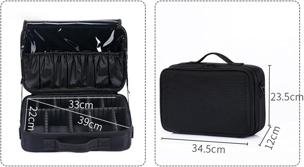  Organisateur De Rangement Sac à Main Outils Renforcé Poches Multiples En Toile Oxford Couture Robuste Fermeture Éclair Lisse Convient Pour Professionn, S 3 Couches