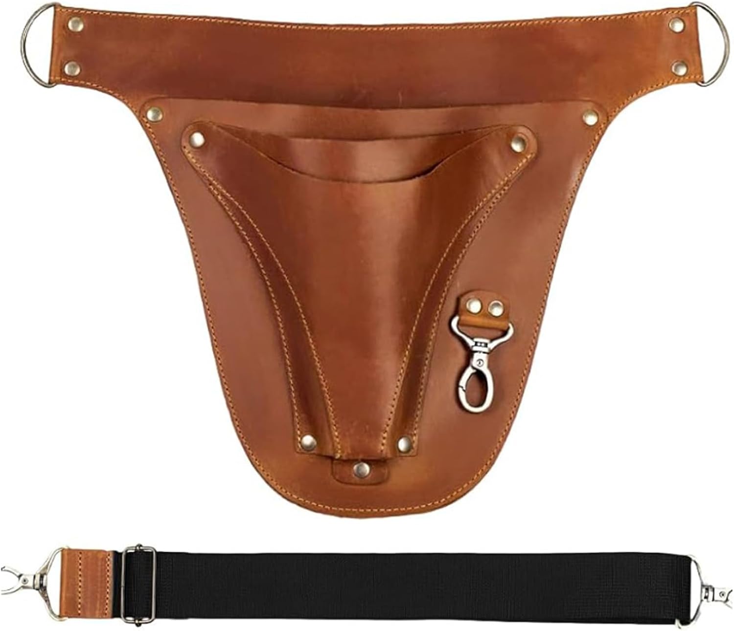  Sacs à Outils Robustes En Cuir Pour Menuiserie Professionnelle, Coutures Renforcées, Poches De Jardinage
