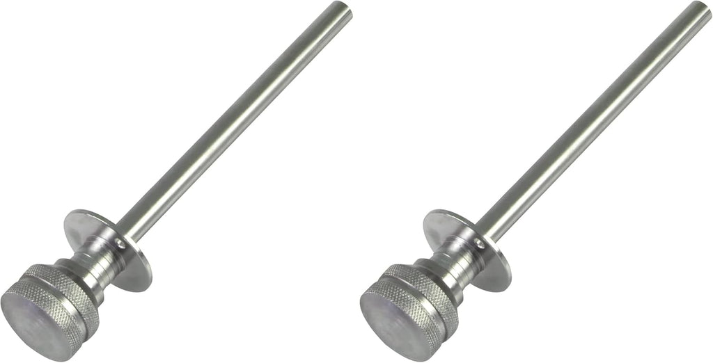  Amig - Goupille De Verrouillage Pour Fenêtres Courroies En Bois Ou Aluminium Mod.40 | Convient Pour Sécuriser Les Stores | Fermeture De Sécurité Zamak Chromée | Dimensions : Ø 30 X 152 Mm